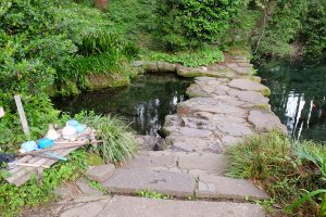 湧水源の汲み場［明神池名水公園・南阿蘇村］